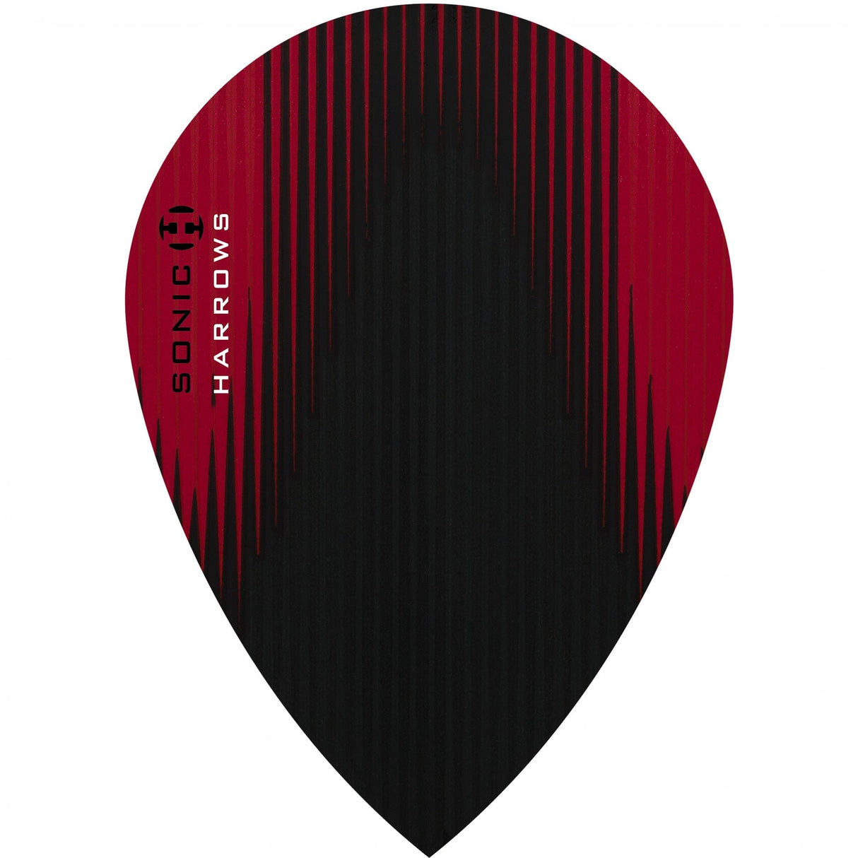 *Harrows Sonic X Dart Flights - Pear Shape - Sonic-X Red