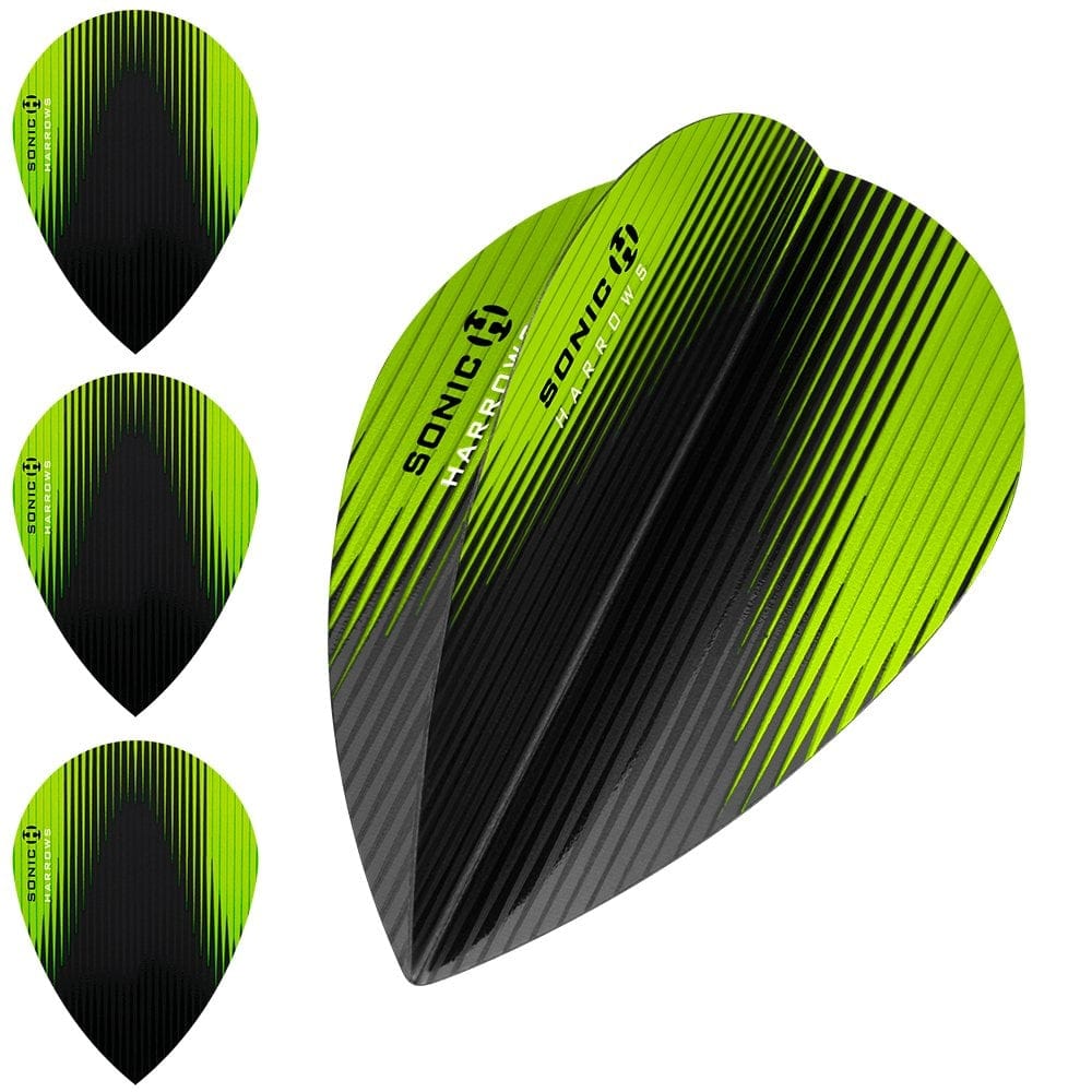*Harrows Sonic X Dart Flights - Pear Shape - Sonic-X