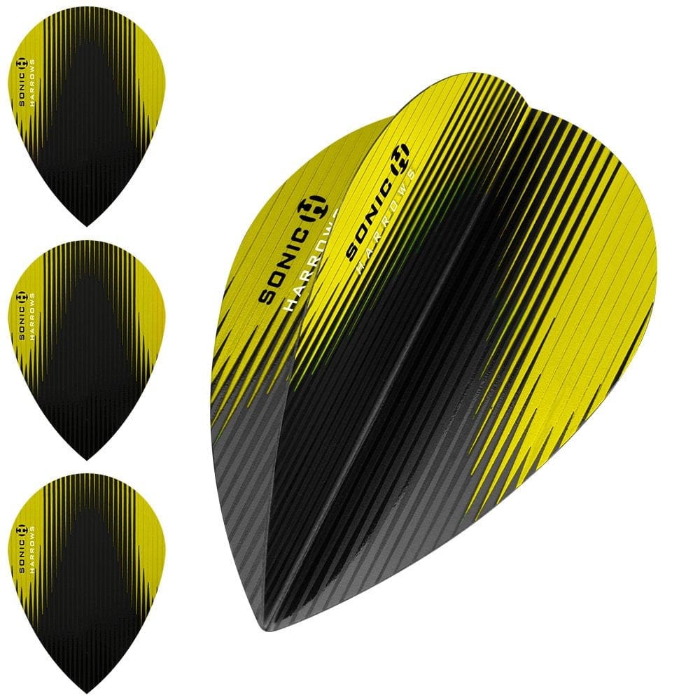 *Harrows Sonic X Dart Flights - Pear Shape - Sonic-X