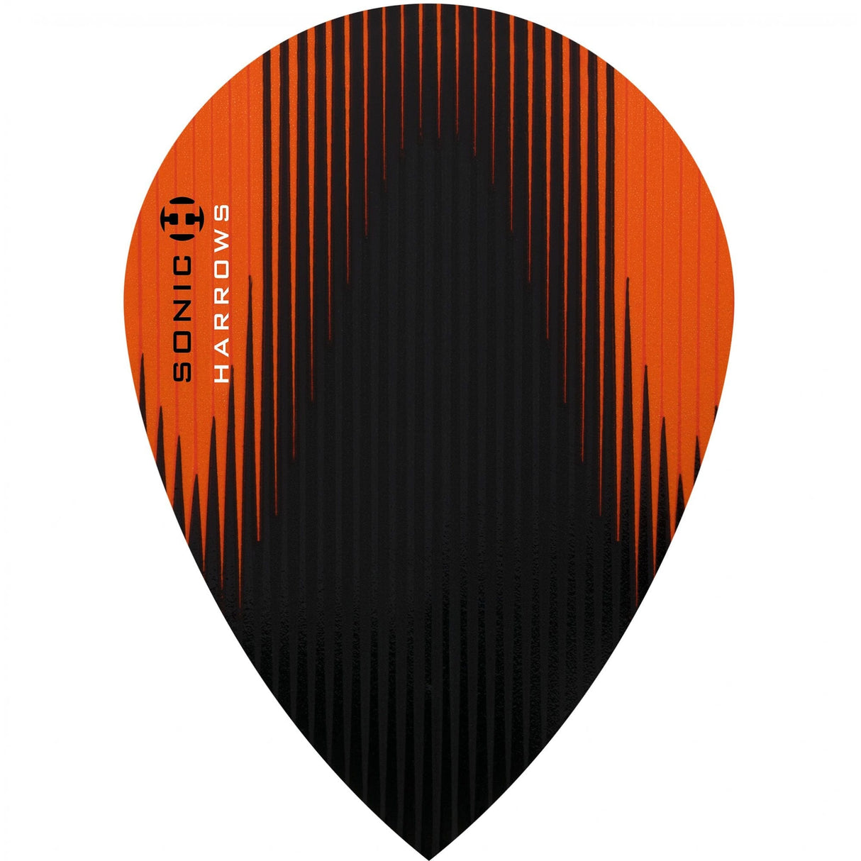 *Harrows Sonic X Dart Flights - Pear Shape - Sonic-X Orange