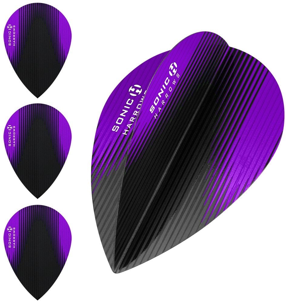 *Harrows Sonic X Dart Flights - Pear Shape - Sonic-X
