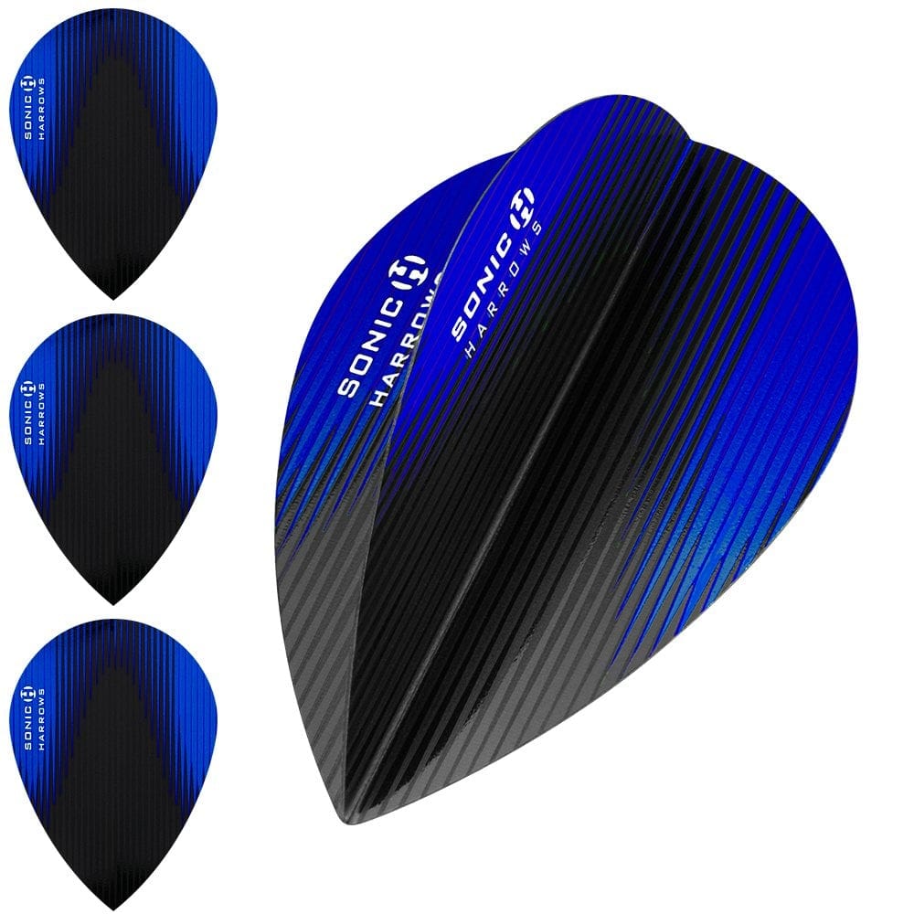 *Harrows Sonic X Dart Flights - Pear Shape - Sonic-X