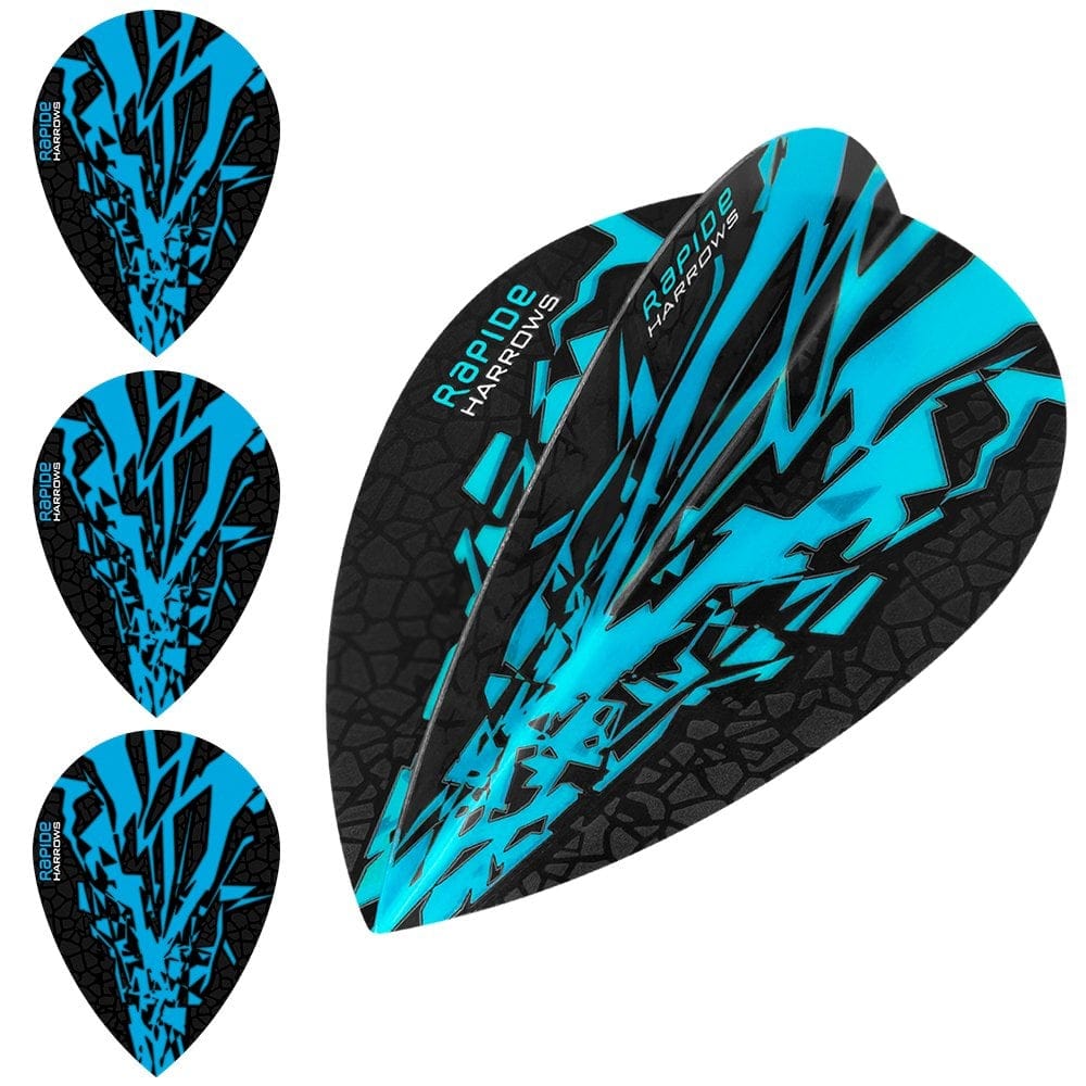*Harrows Rapide X Dart Flights - Pear Shape - Rapide-X