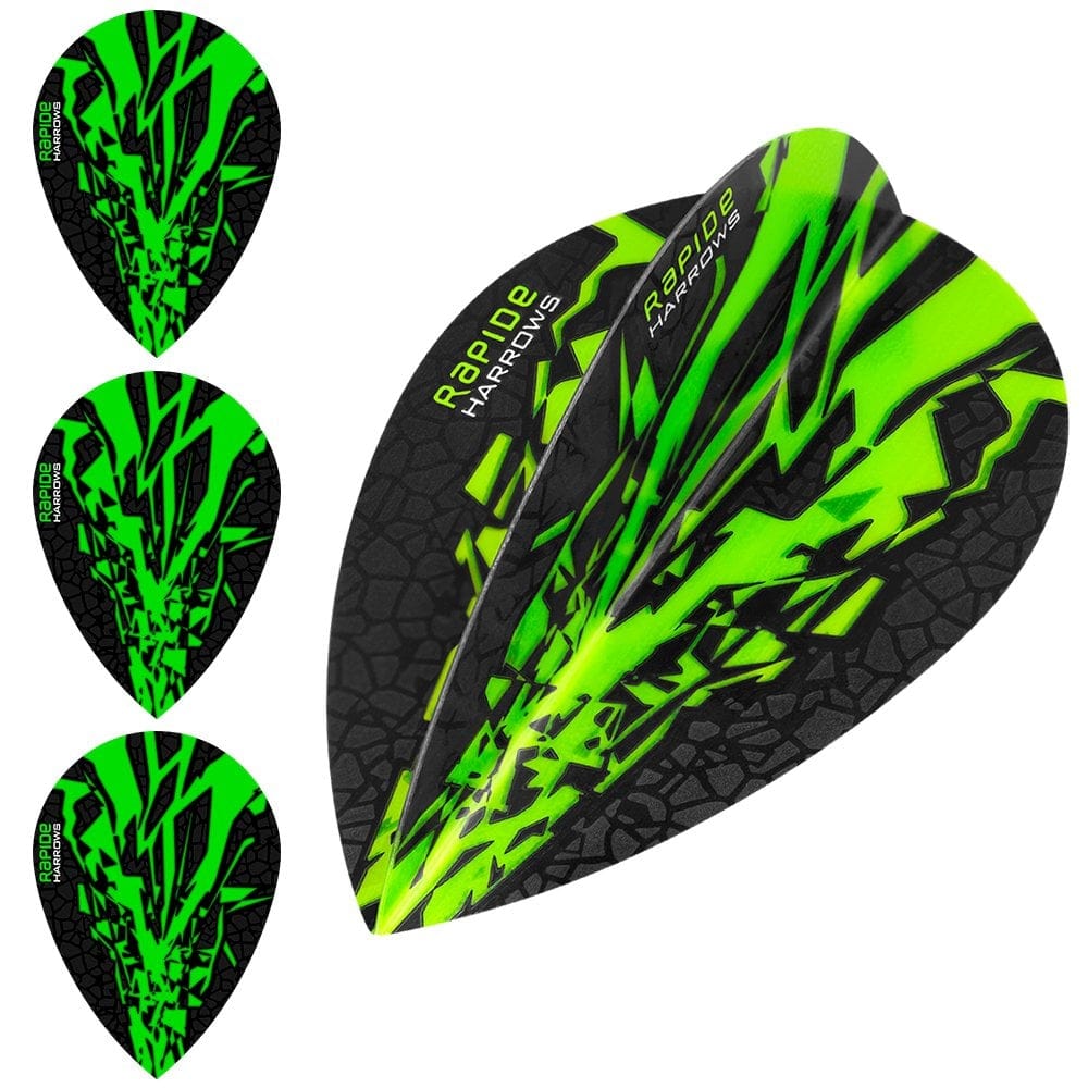 *Harrows Rapide X Dart Flights - Pear Shape - Rapide-X