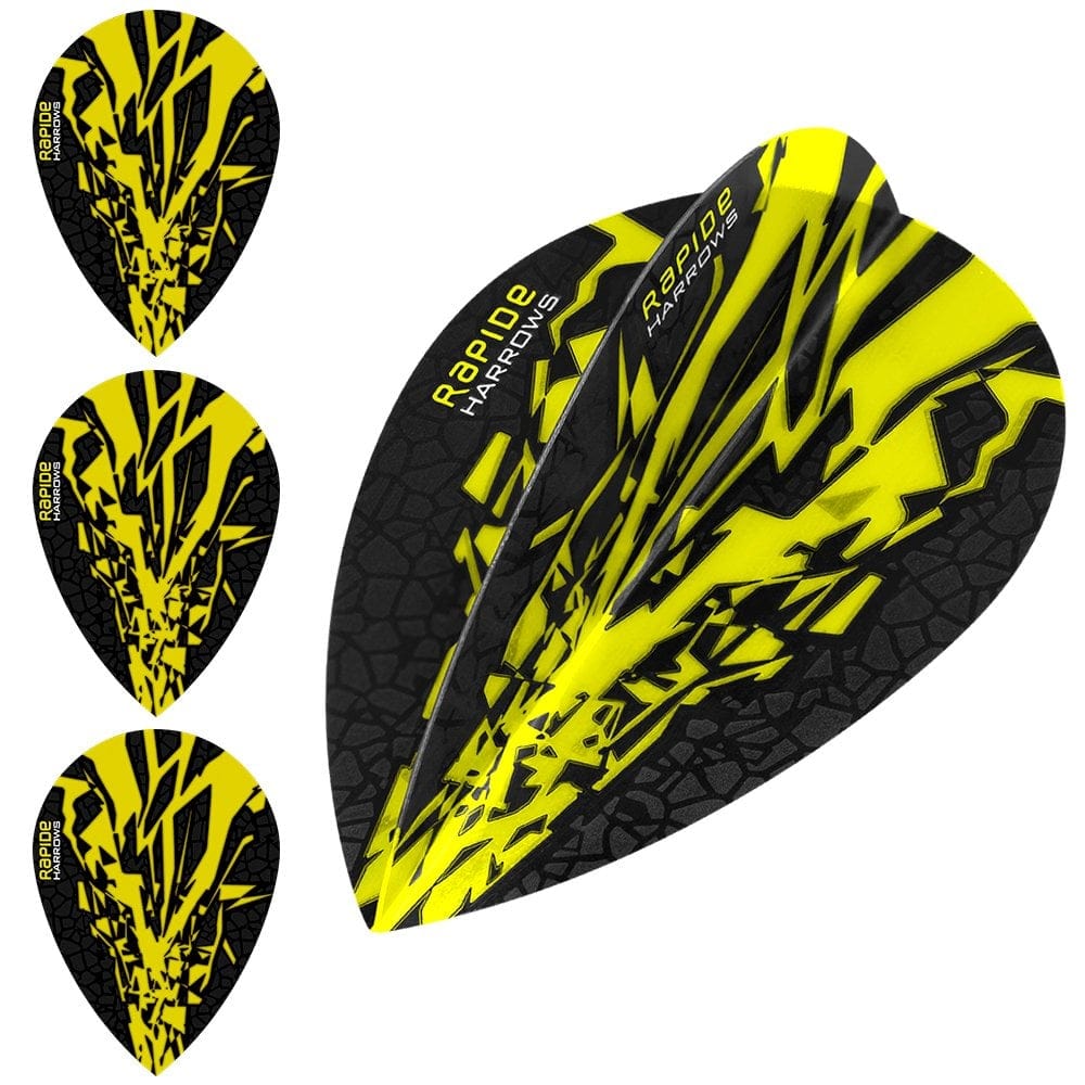 *Harrows Rapide X Dart Flights - Pear Shape - Rapide-X