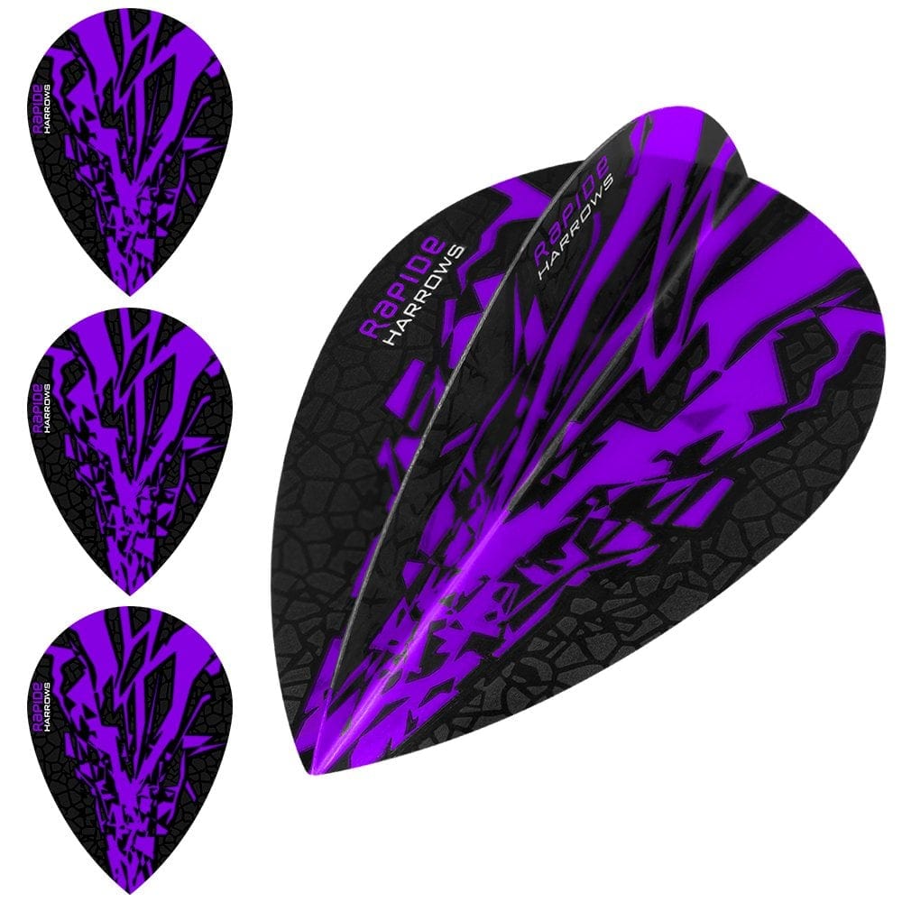 *Harrows Rapide X Dart Flights - Pear Shape - Rapide-X