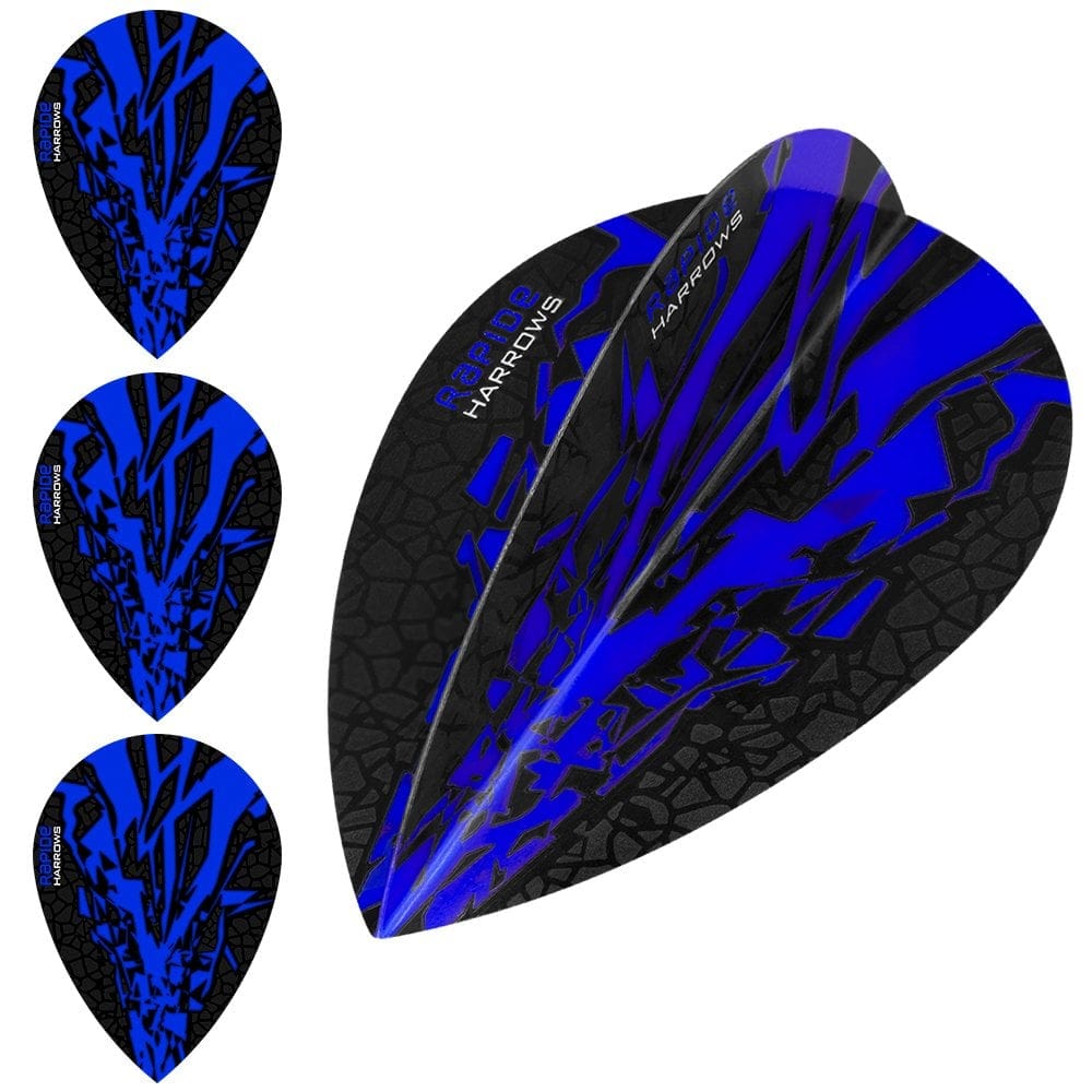 *Harrows Rapide X Dart Flights - Pear Shape - Rapide-X