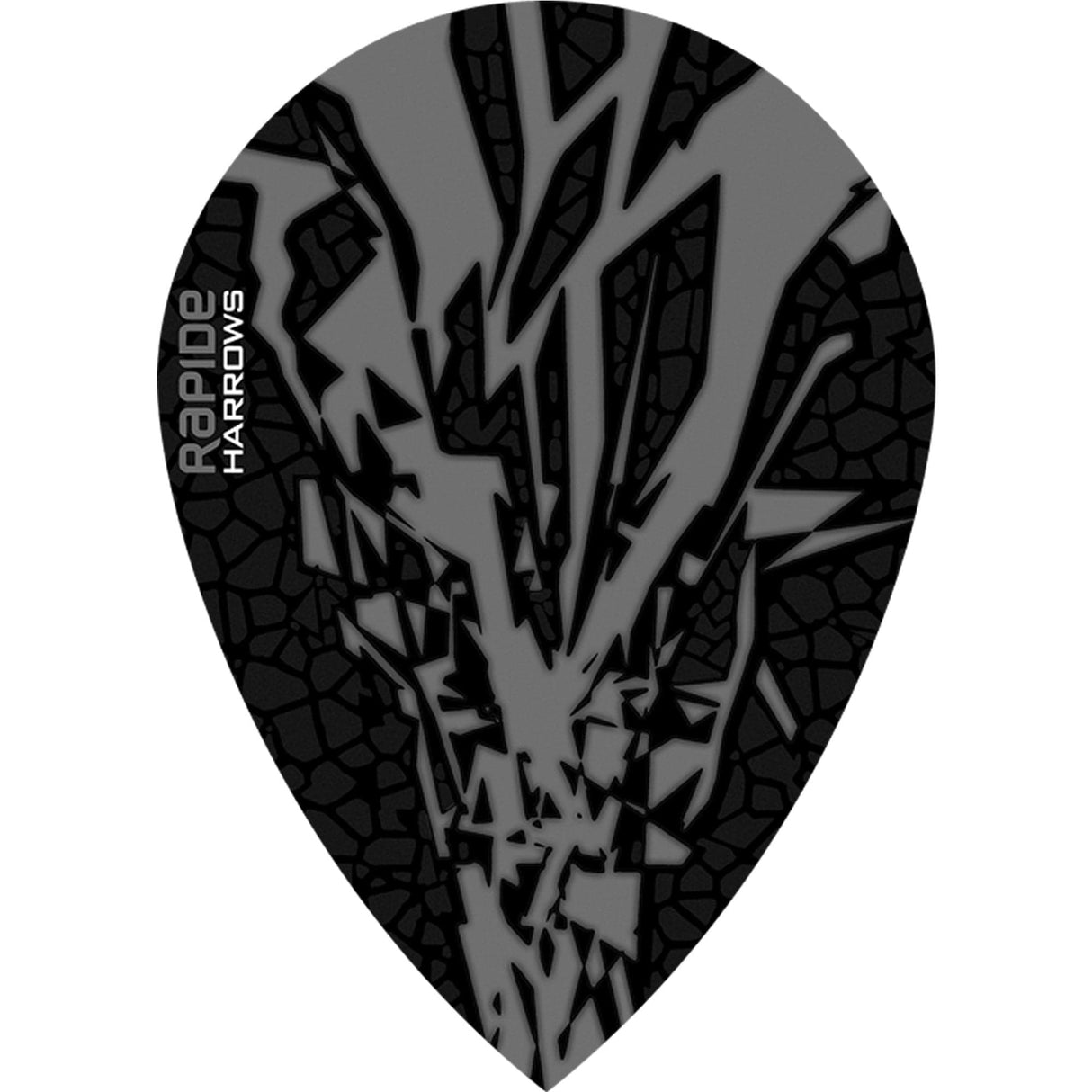 *Harrows Rapide X Dart Flights - Pear Shape - Rapide-X Smokey