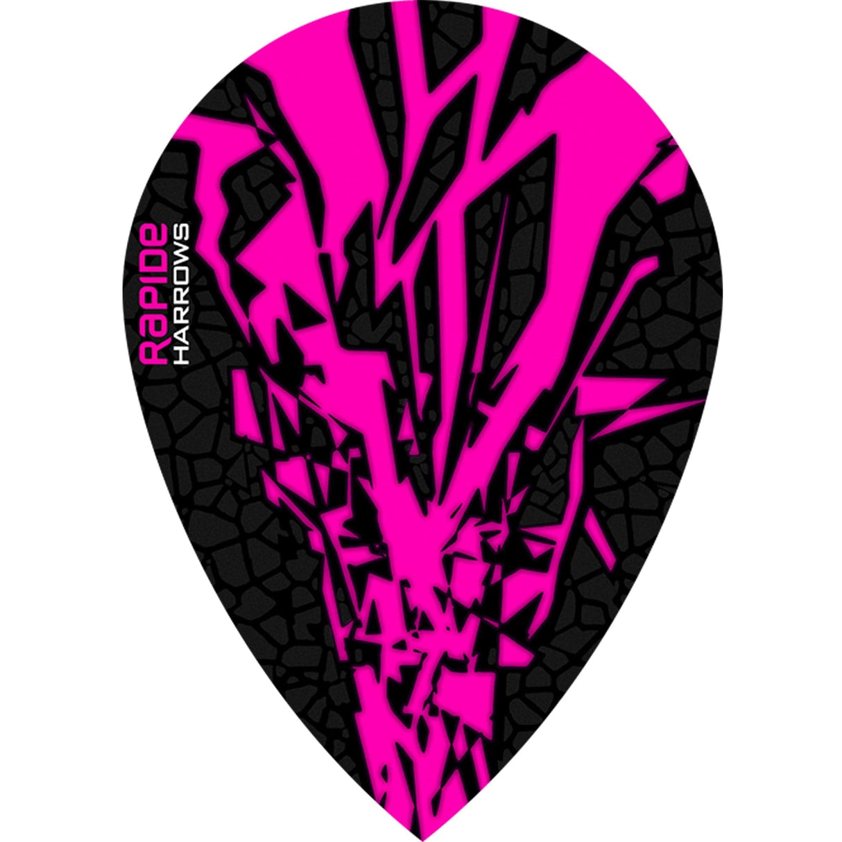 *Harrows Rapide X Dart Flights - Pear Shape - Rapide-X Pink
