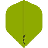 *Dart Flights - Raw 75 - 75 Micron - Std - Plain - Neon Neon Green
