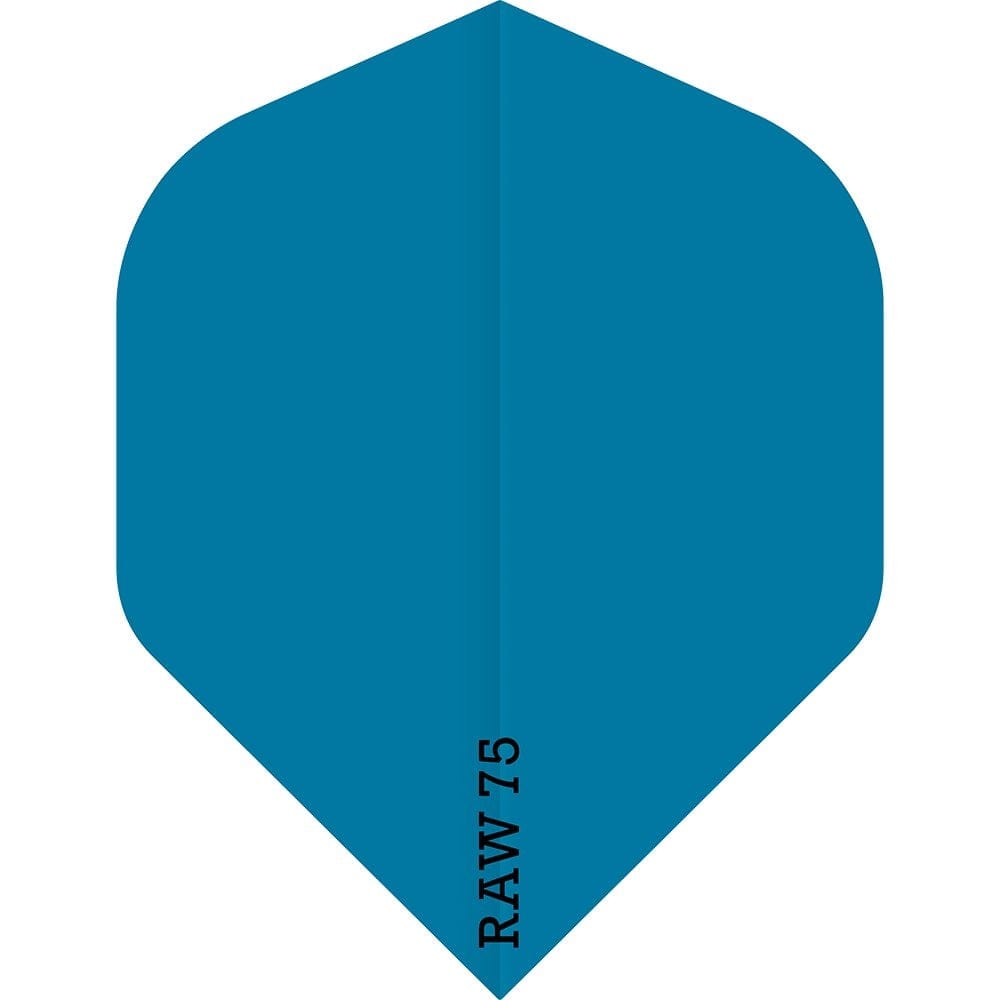 *Dart Flights - Raw 75 - 75 Micron - Std - Plain - Neon Neon Blue