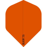 *Dart Flights - Raw 75 - 75 Micron - Std - Plain - Neon Neon Orange