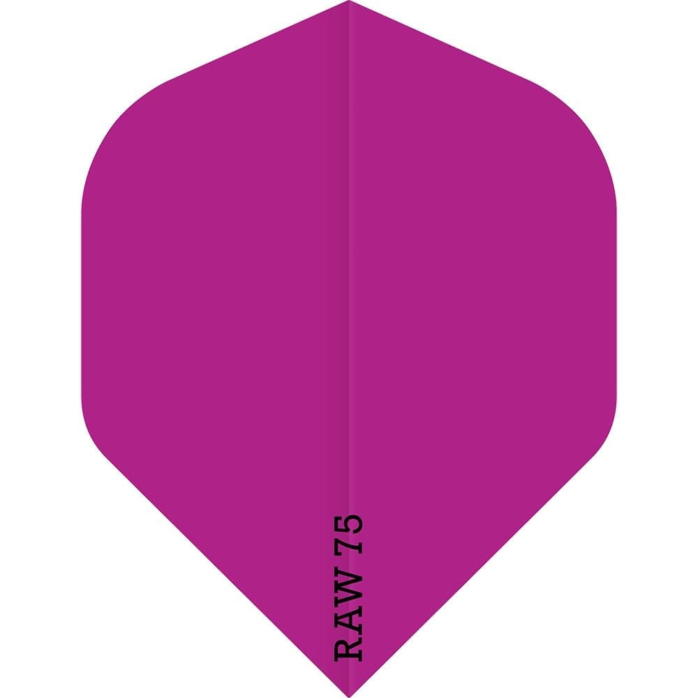 *Dart Flights - Raw 75 - 75 Micron - Std - Plain - Neon Neon Pink