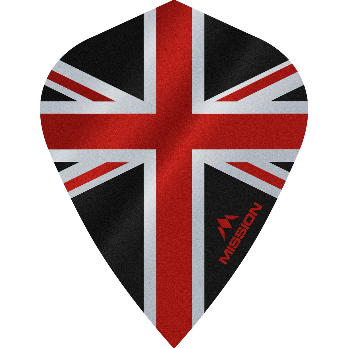 Mission Darts Alliance F3138 - Alette extra forti Premium UV, forma standard Union Jack, 150 micron, arancione, 1 set da 3 alette Mission Darts Alliance F3138 - Alette extra forti Premium UV, forma standard Union Jack, 150 micron, arancione, 1 set da 3 alette