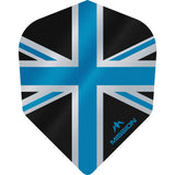 *Mission Alliance Union Jack Dart Flights - No6 - Std - Black Black Blue