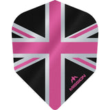 *Mission Alliance Union Jack Dart Flights - No6 - Std - Black Black Pink