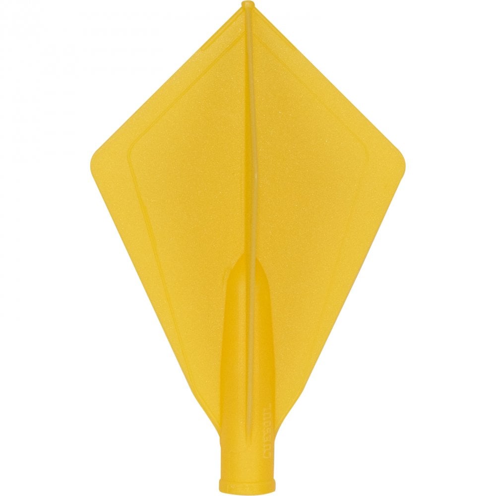 *Cuesoul - Tero Flight System - Dart Flights - AK4 - Diamond - Solid Yellow