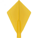 *Cuesoul - Tero Flight System - Dart Flights - AK4 - Diamond - Solid Yellow