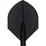 *Cuesoul - Tero Flight System - Dart Flights - AK4 - Shield - Solid Black