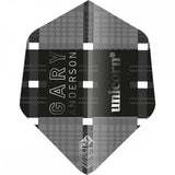 *Unicorn Ultrafly Dart Flights - 75 Micron - AR2 - Ghost - Gary Anderson