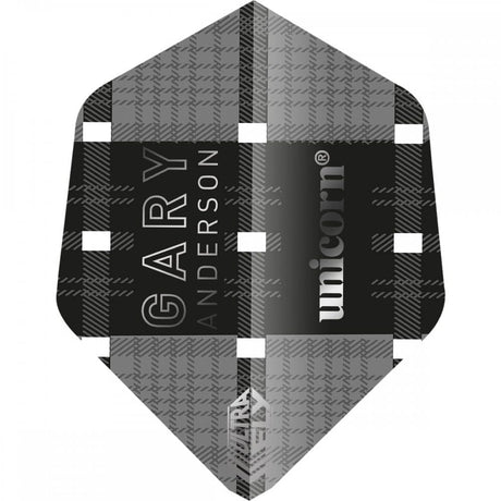 *Unicorn Ultrafly Dart Flights - 75 Micron - AR2 - Ghost - Gary Anderson
