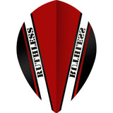*Ruthless - V100 Pro - Dart Flights - 100 Micron - Pear Red