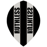 *Ruthless - Clear Panel - Dart Flights - 100 Micron - Pear Black