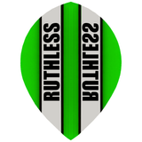 *Ruthless - Clear Panel - Dart Flights - 100 Micron - Pear Green