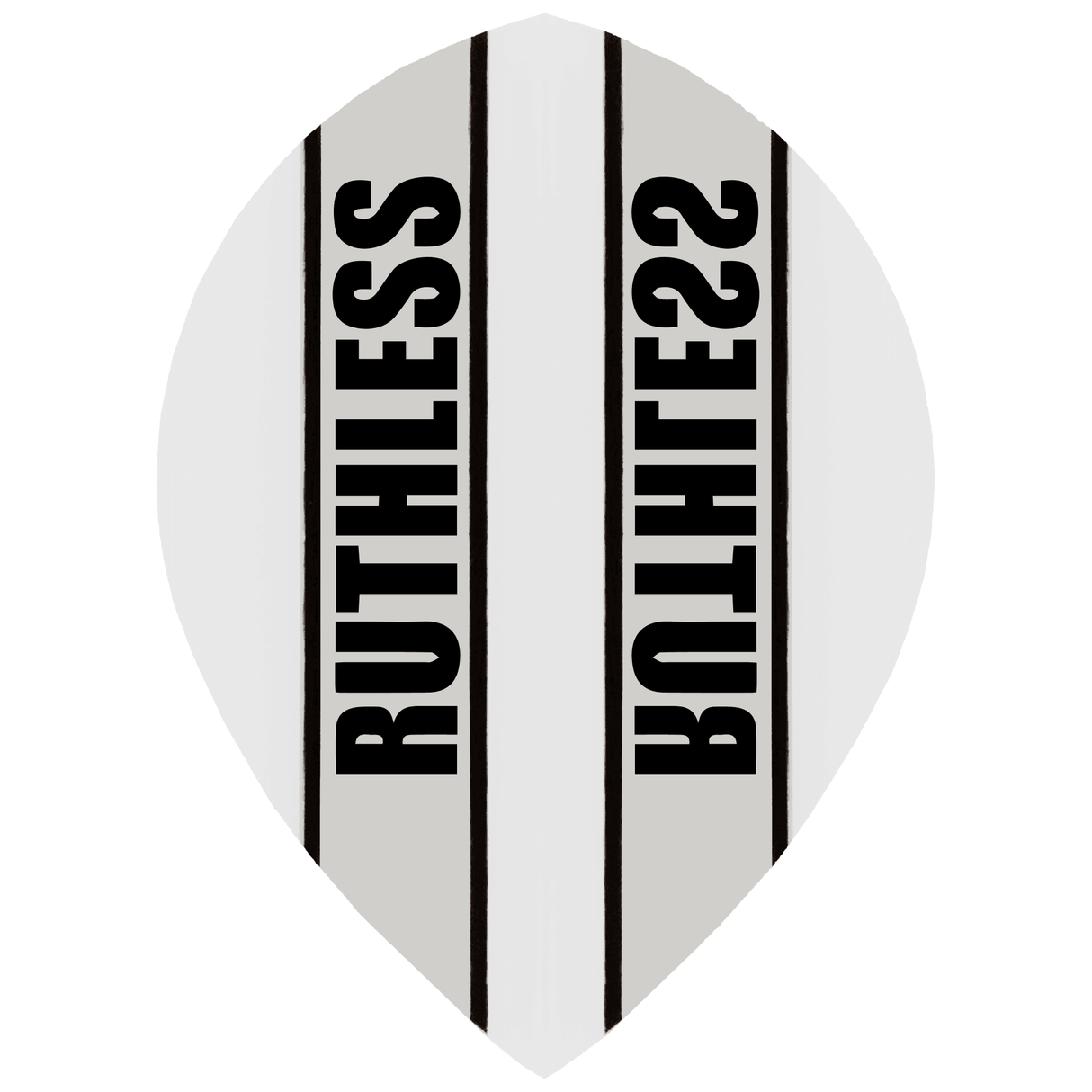 *Ruthless - Clear Panel - Dart Flights - 100 Micron - Pear Clear