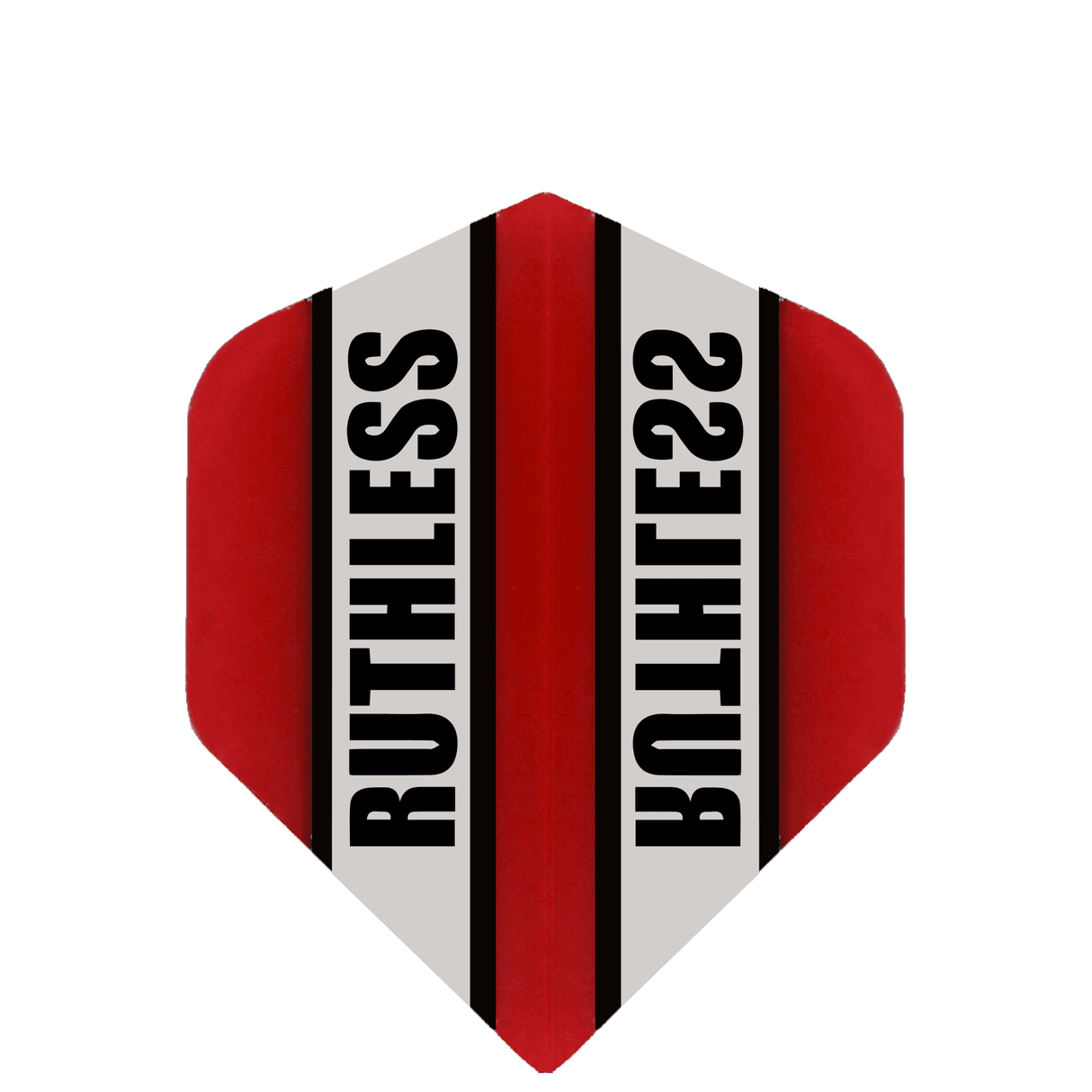 *Ruthless - Clear Panel - Dart Flights - 100 Micron - Mini - Std Red