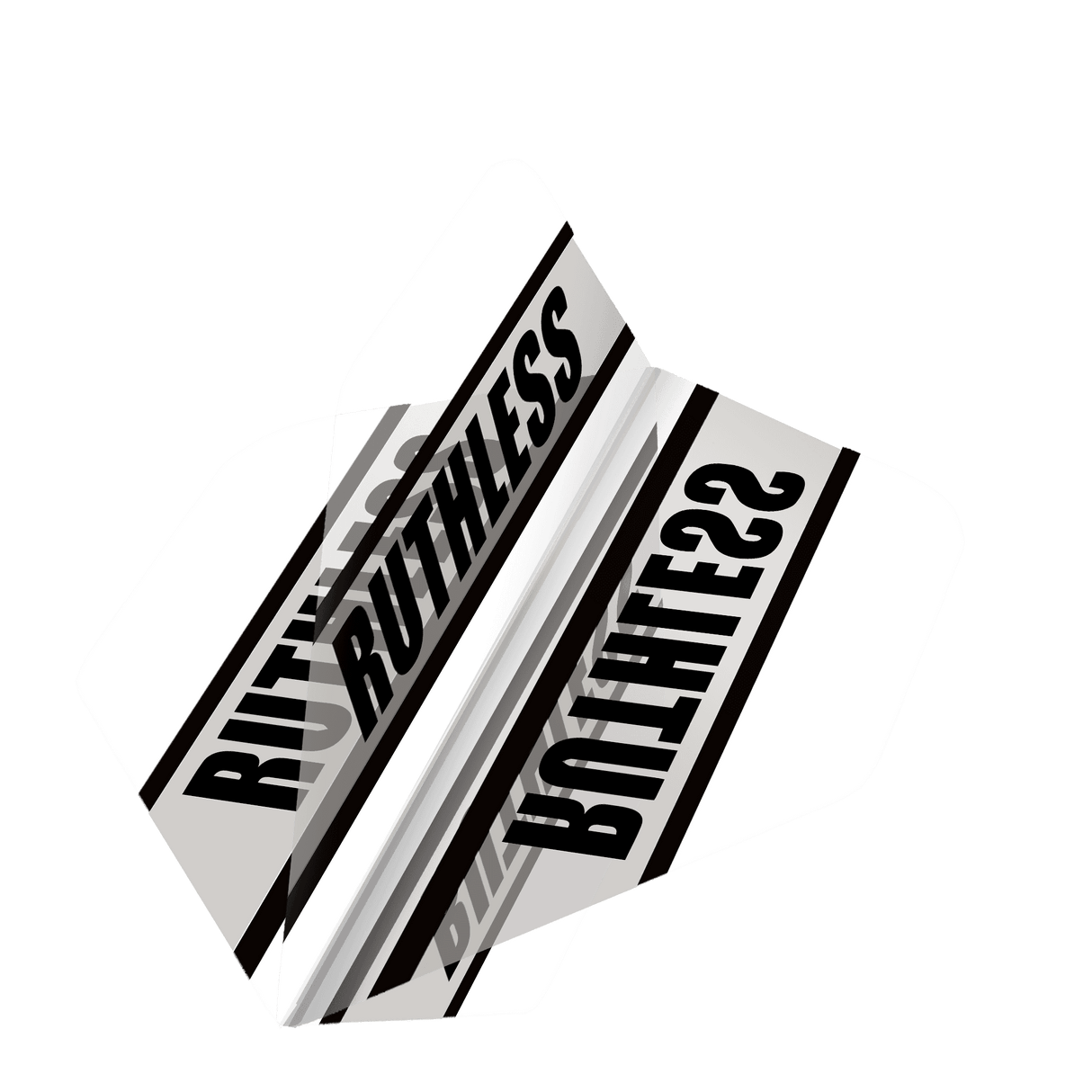 *Ruthless - Clear Panel - Dart Flights - 100 Micron - Mini - Std