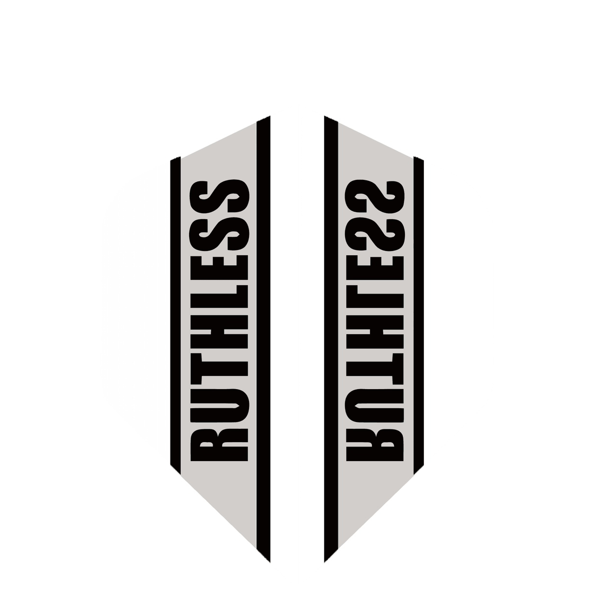 *Ruthless - Clear Panel - Dart Flights - 100 Micron - Mini - Std Clear