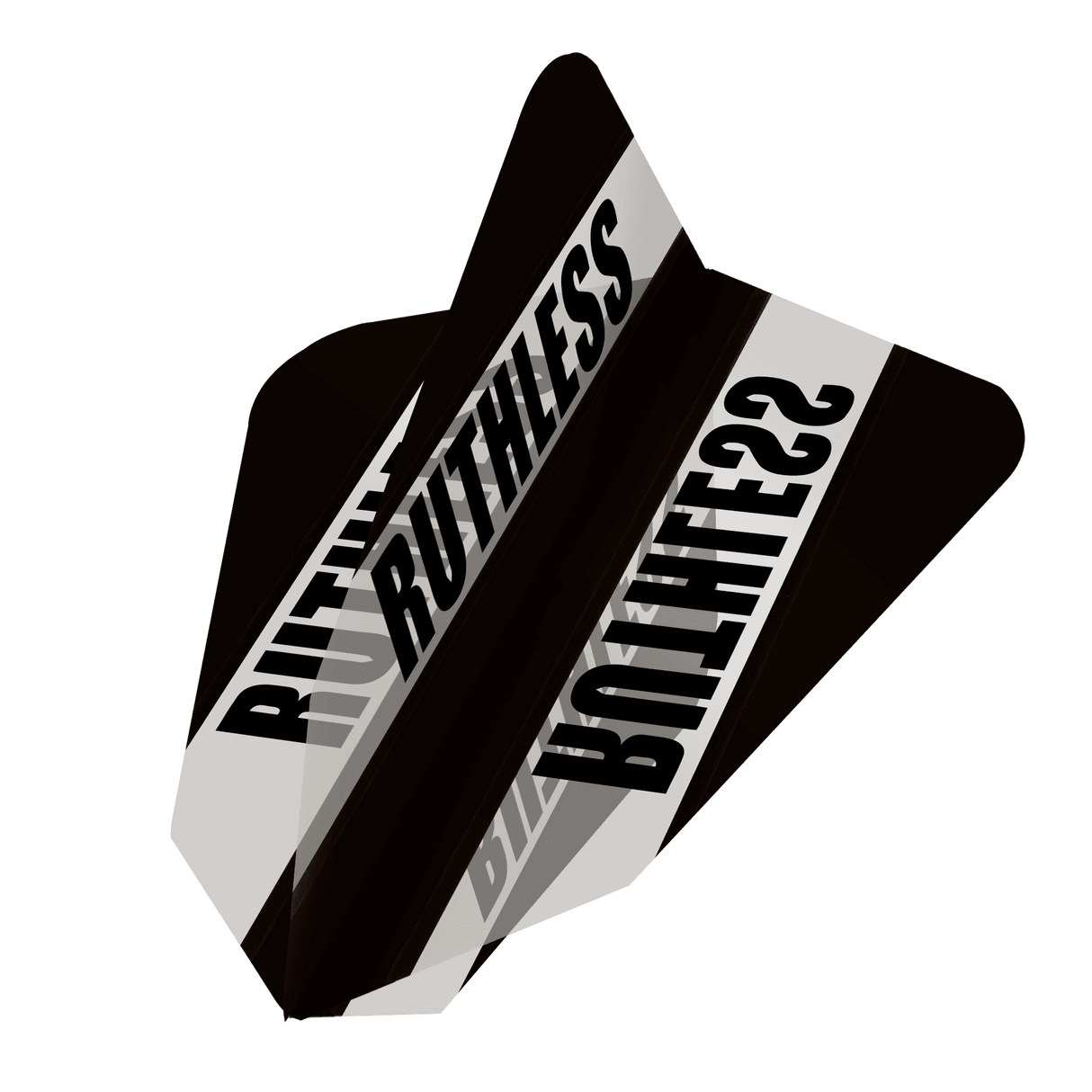 *Ruthless - Clear Panel - Dart Flights - 100 Micron - Fantail