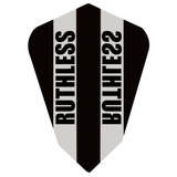 *Ruthless - Clear Panel - Dart Flights - 100 Micron - Fantail Black