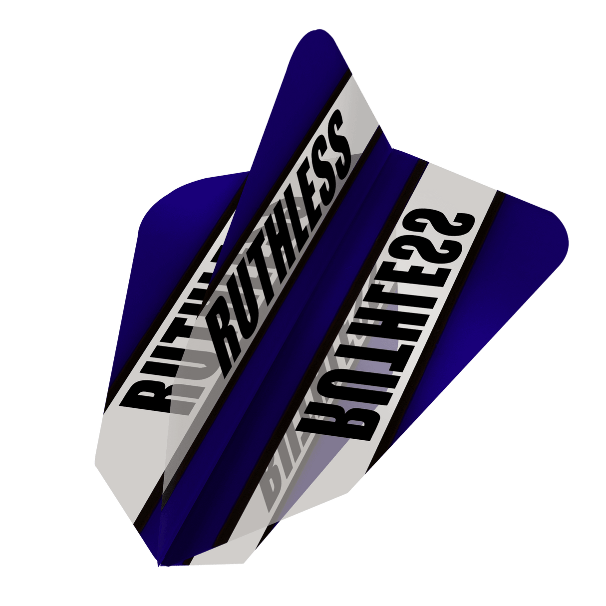 *Ruthless - Clear Panel - Dart Flights - 100 Micron - Fantail