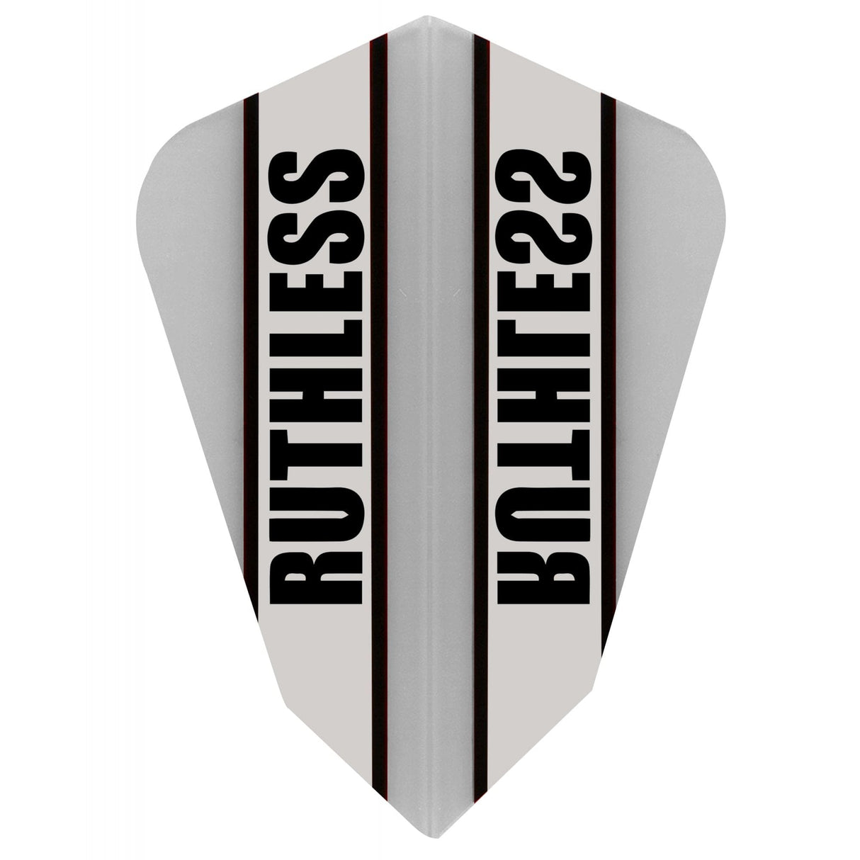 *Ruthless - Clear Panel - Dart Flights - 100 Micron - Fantail Clear