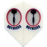 *Ruthless - Window Dart - Dart Flights - 100 Micron - No2 - Std White