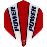 *McCoy Power Max Dart Flights - 150 Micron - No2 - Std - Solid - 2 Colour Red White