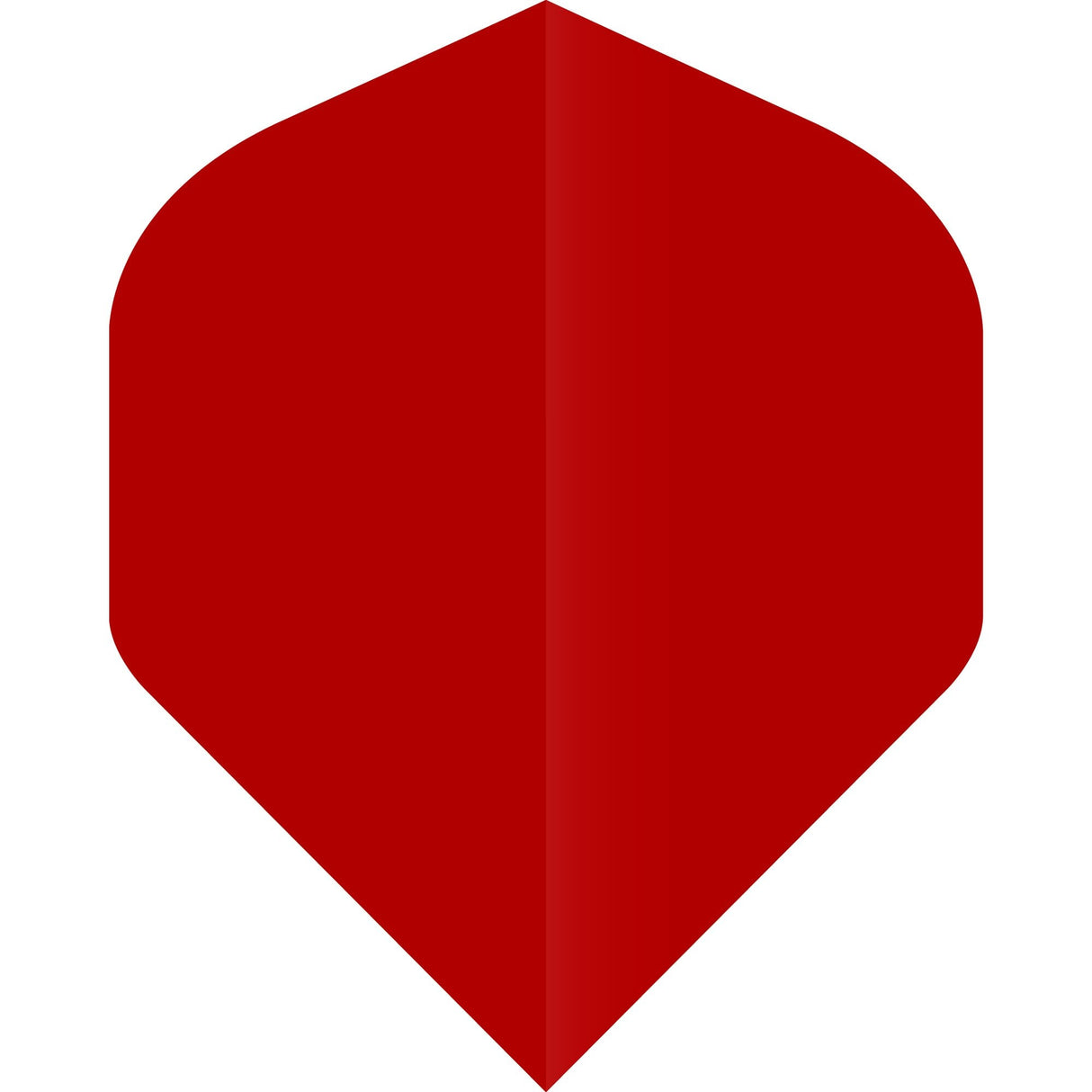 Ruthless Poly Plain - Solid - Dart Flights - 75 Micron - No2 - Std Red