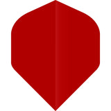 Ruthless Poly Plain - Solid - Dart Flights - 75 Micron - No2 - Std Red