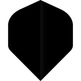 Ruthless Poly Plain - Solid - Dart Flights - 75 Micron - No2 - Std Black