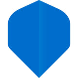 Ruthless Poly Plain - Solid - Dart Flights - 75 Micron - No2 - Std Blue