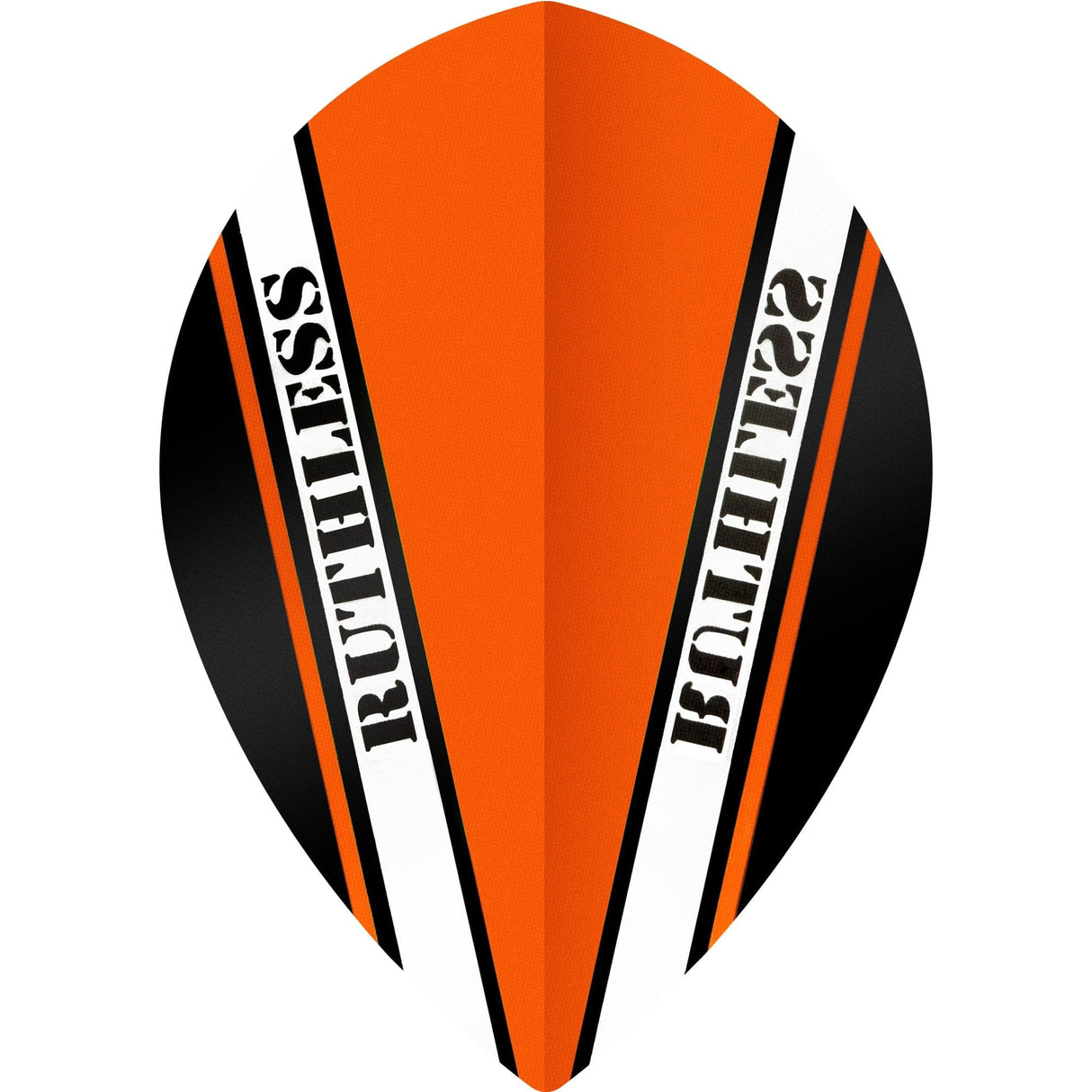 *Ruthless - V100 Pro - Dart Flights - 100 Micron - Pear Orange