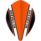 *Ruthless - V100 Pro - Dart Flights - 100 Micron - Pear Orange