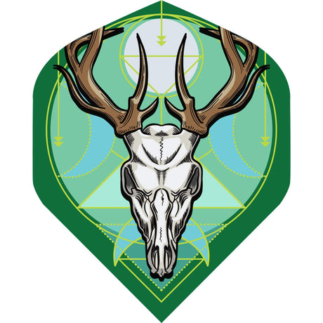 Shot Celt Dart Flights - 100 Micron - Std - No2 - Stag