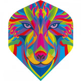 Designa Metronic Dart Flights - Std - No2 - MultiColour - Wolf