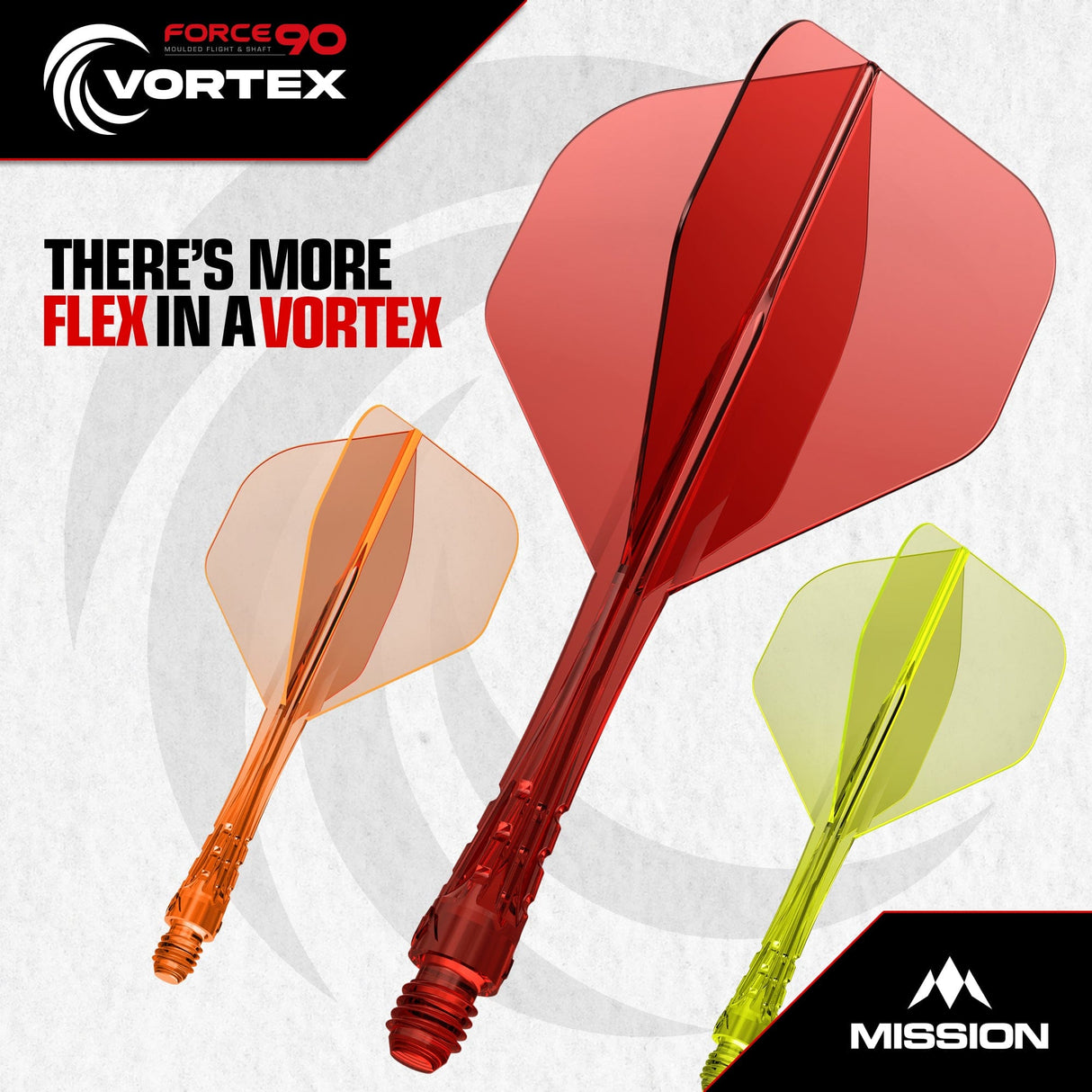 Mission Force 90 Vortex - Moulded Flight & Shaft - Standard No2