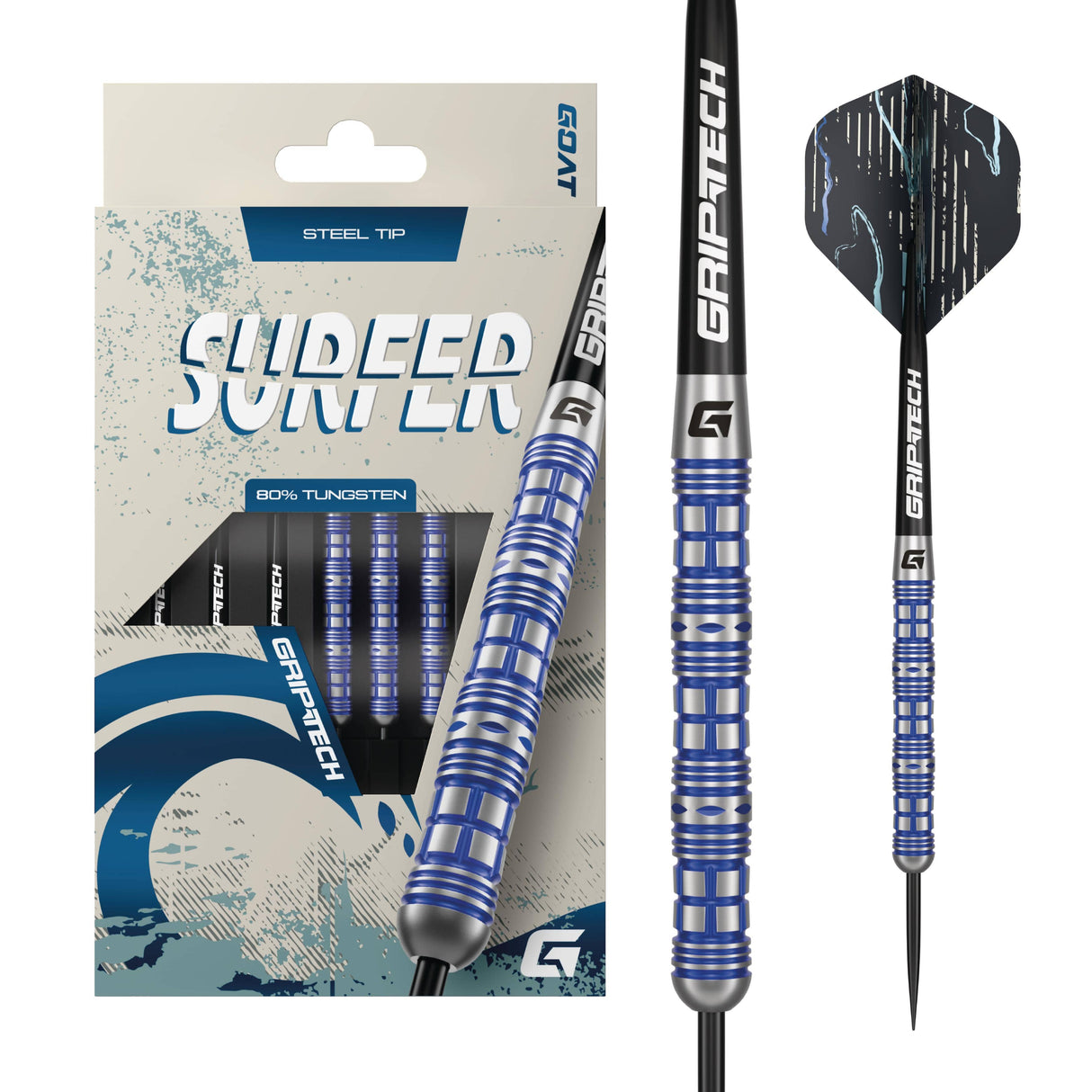 Goat Surfer Darts - Steel Tip - 90% Tungsten