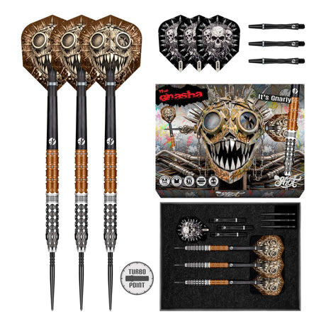 Snot Gnarly Darts - Steel Tip - 95% Tungsten - Gnasha
