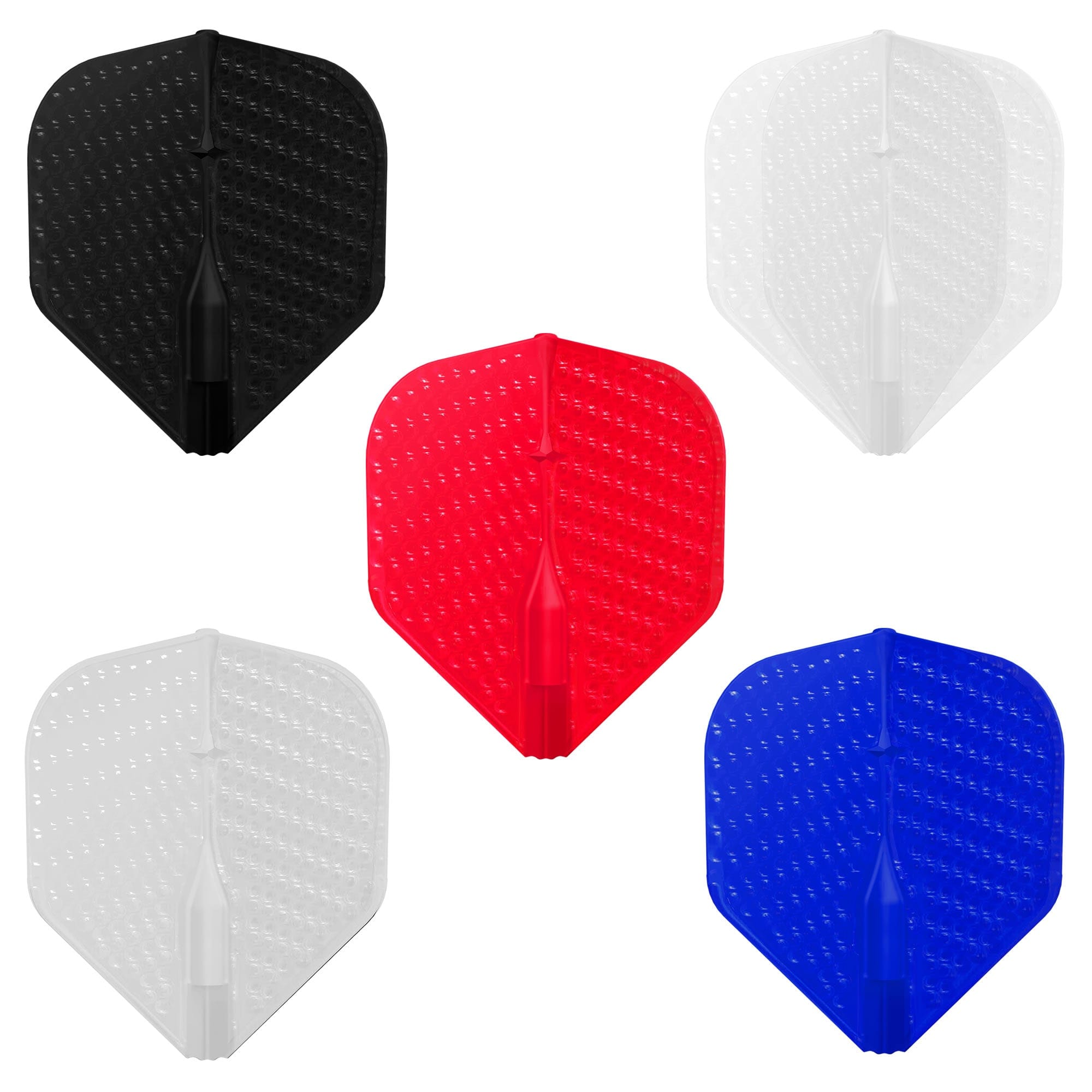 L-style PLAYER FLIGHT 　TI-NT L-Style EZ Fantom Dart Flights - L3 / Shape Clear Black